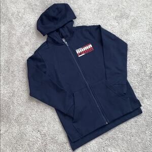 Kids Puma Navy/Red/White Full Zip Hoodie M - NWOT